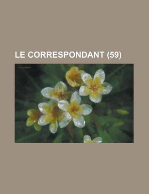 Book cover for Le Correspondant (59)