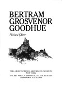 Book cover for Bertram Grosvenor Goodhue