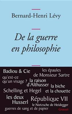 Book cover for de la Guerre En Philosophie