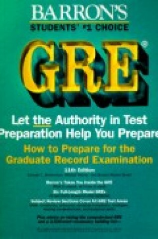 Cover of How to Prepare for the Graduate Record Examination