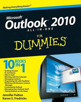 Book cover for Outlook 2010 All-in-One For Dummies