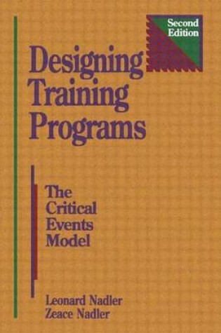 Cover of Designing Training Programs