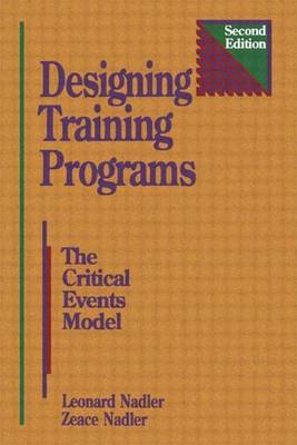 Book cover for Designing Training Programs