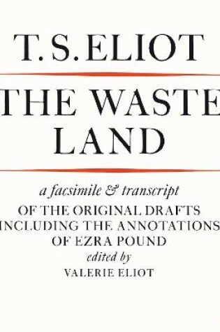 Cover of The Waste Land Facsimile