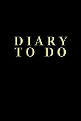 Book cover for Diary To Do