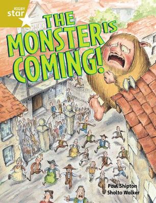 Cover of Rigby Star Guided 2 Gold Level: The Monster is Coming Pupil Book (single)