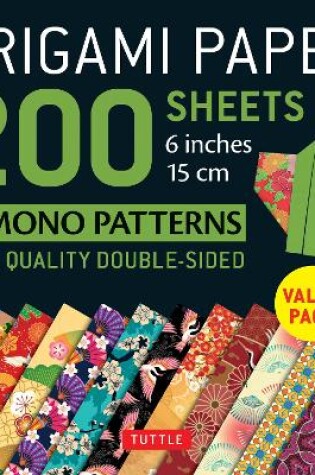 Cover of Origami Paper 200 sheets Kimono Patterns 6 (15 cm)