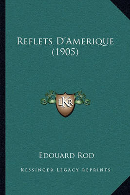 Book cover for Reflets D'Amerique (1905)