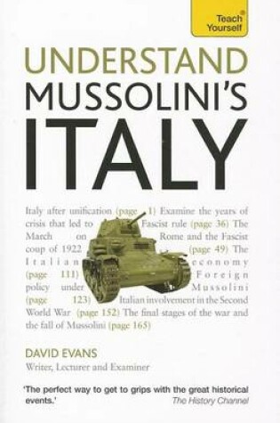 Cover of Understand Mussolini's Italy: Teach Yourself