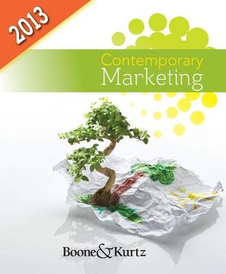 Book cover for Contemporary Marketing, 2013 Update