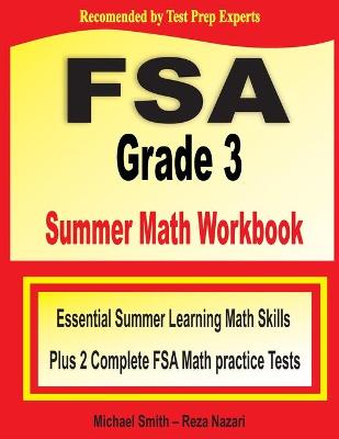Book cover for FSA Grade 3 Summer Math Workbook