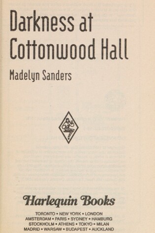Cover of Darkness At Cottonwood Hall