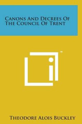 Cover of Canons and Decrees of the Council of Trent
