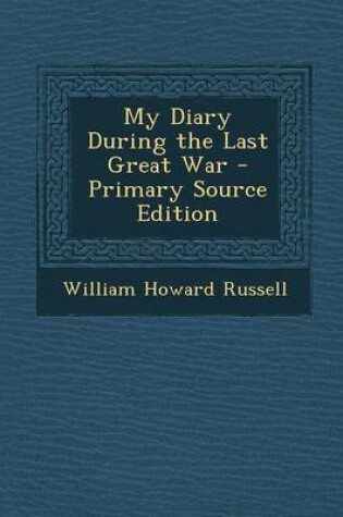 Cover of My Diary During the Last Great War