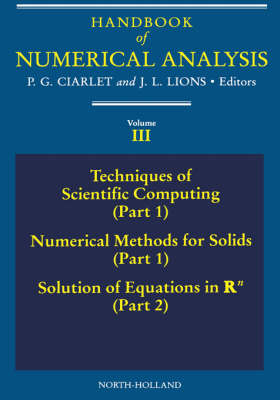 Book cover for Techniques of Scientific Computing (Part 1) - Solution of Equations in Rn