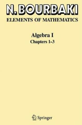 Cover of Algebra I