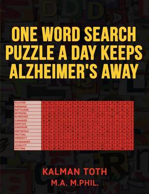 Book cover for One Word Search Puzzle A Day Keeps Alzheimer's Away