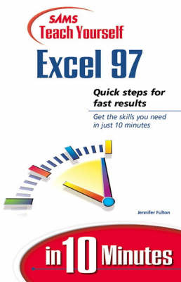 Book cover for Sams Teach Yourself Excel 97 in 10 Minutes