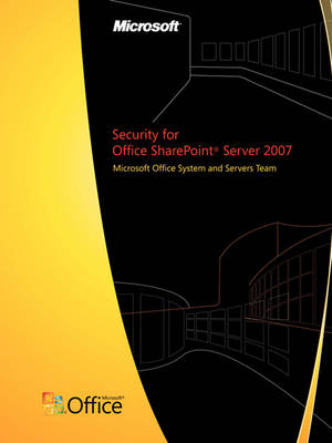 Book cover for Office SharePoint Server Security