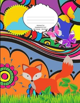 Book cover for Abstract Fox Notebook