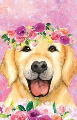 Book cover for Bullet Journal for Dog Lovers Labrador in Flowers