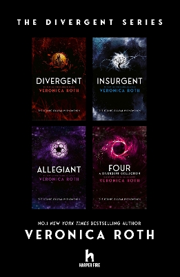 Book cover for Divergent Series Four-Book Collection (Divergent, Insurgent, Allegiant, Four)