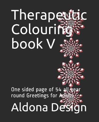 Cover of Therapeutic Colouring book V
