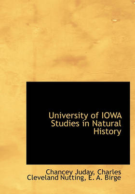 Book cover for University of Iowa Studies in Natural History