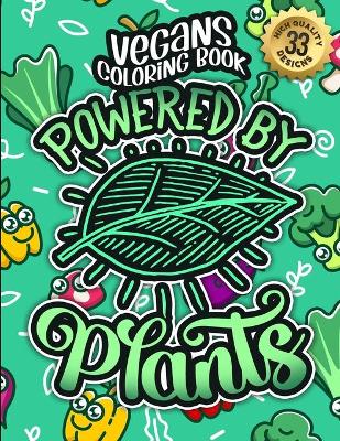 Book cover for Vegans Coloring Book