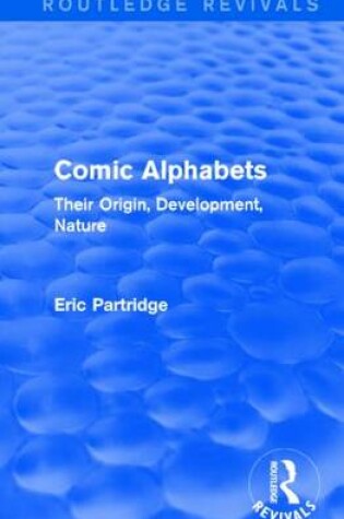 Cover of Comic Alphabets