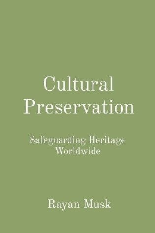 Cover of Cultural Preservation