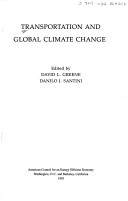 Book cover for Transportation and Global Climate Change