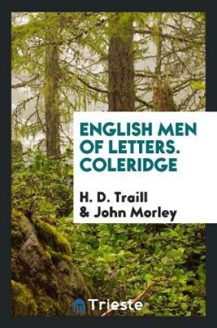Cover of English Men of Letters. Coleridge