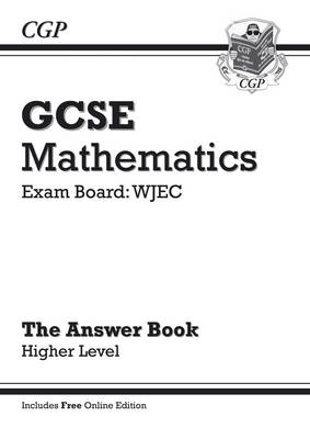 Book cover for GCSE Maths WJEC Answers for Workbook with online edition - Higher (A*-G Resits)