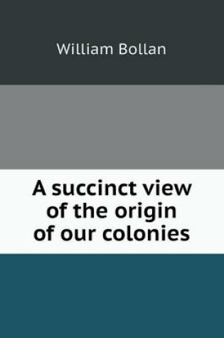 Cover of A succinct view of the origin of our colonies