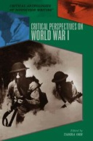 Cover of Critical Perspectives on World War I