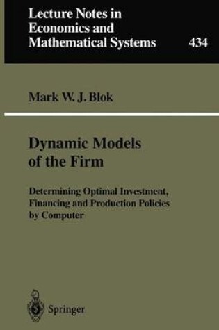 Cover of Dynamic Models of the Firm