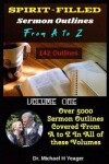 Book cover for SPIRIT FILLED Sermon Outlines From A to Z