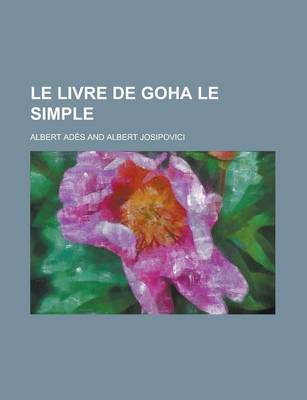 Book cover for Le Livre de Goha Le Simple