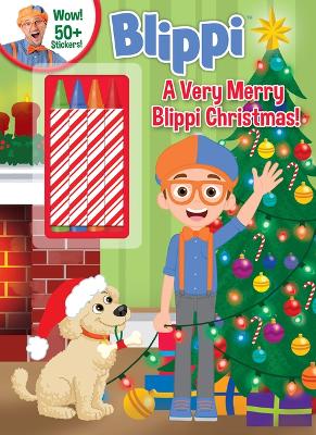 Book cover for Blippi: A Very Merry Blippi Christmas