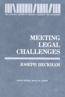 Cover of Meeting Legal Challenges