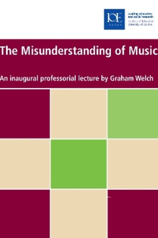 Cover of The misunderstanding of music