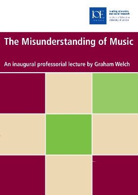 Book cover for The misunderstanding of music