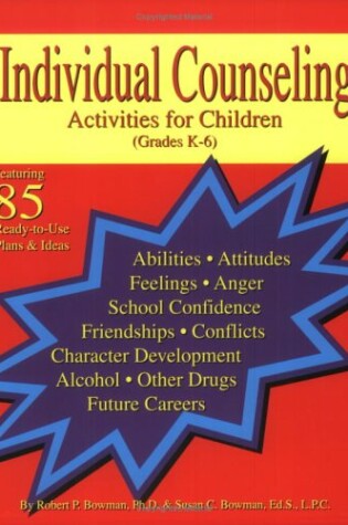 Cover of Individual Counseling Activities for Children