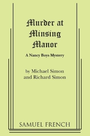 Cover of Murder at Minsing Manor: A Nancy Boys Mystery