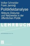 Book cover for Politikfeldanalyse