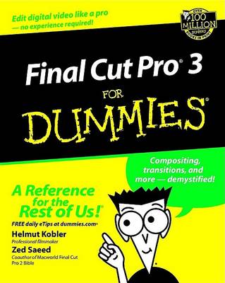 Book cover for Final Cut Pro 3 For Dummies