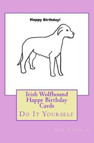 Cover of Irish Wolfhound Happy Birthday Cards