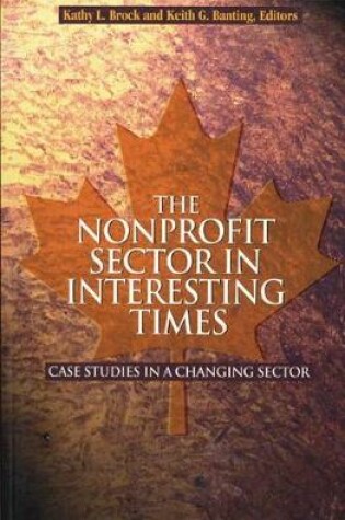 Cover of The Nonprofit Sector in Interesting Times