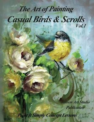 Book cover for The Art of Painting Casual Birds and Scrolls